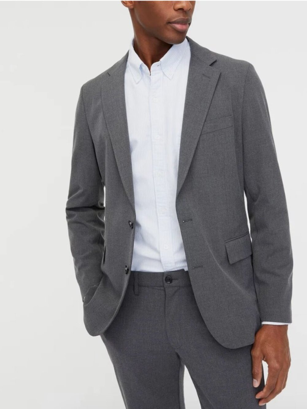 J. Crew Dark Gray Slim-Fit Thompson Performance Suit Jacket - Size 42R